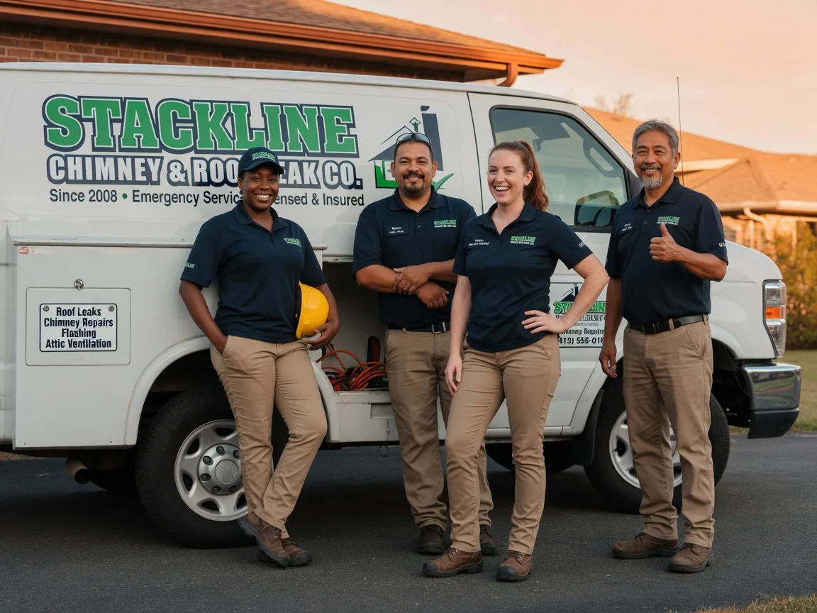 Chimney flashing repair company in Golden, IL